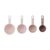 Dolly Parton Blush Nesting Measuring Cups with Butterfly Accents, Perfect Baking Gift, Easy-Read Markings, Set of 4, 1/4, 1/3, 1/2 and 1 Cup Sizes