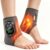DOLSAO 2Pcs Foot and Ankle Massager with Heat – USB-C Rechargeable EMS Vibration Massage Brace with 4 Heat Levels & 3 Vibration Modes for Tired Feet, Portable Home Travel Relaxation Support