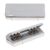 Domary 6 Hole Paper Puncher Adjustable Durable Gray 10 Sheet Capacity for