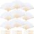 DomeStar 15 PCS White Paper Fans Handheld Bulk, 8.3 Inch Foldable Hand Fan