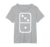 Domino T-Shirt, Women’s Plus, Heather Grey, 6X