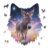 Donkey in Magic Blooms Wooden Jigsaw Puzzles for Adults