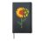 Don’t Shop, Adopt Dog Cat Rescue Kind Animal Lover Sunflower Hardcover Journal, Black