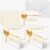 Doodlream 50Pcs Blank Gift Certificates Gold Bow 11.8″ x 3.9″