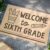 Door Mat Welcome to Class Doormat, Teacher Gift, Sixth Grade Back School, Classroom Decor Trendy Elementary Outdoor Doormat 18×30 Inch