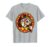 Dot Girl Magnifying Glass Curious Explorer Design T-Shirt, Men, Heather Grey, Large