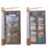 Double-sided Hanging Closet Organizer, Non-woven Fabric Wall Mount Storage Pocket, Dual Side Mesh Pouch for Underwear Socks Bra Small Garment Organization