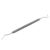 Double Ended Dental Probe Explorer #5, Stainless Steel Dental Pick with Hook and Double Angled Fine Tips & Textured Grip, Reusable Teeth Examination Instrument for Oral Care Dental Hygiene