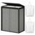 Double Laundry Hamper with Lid, 155L Large Laundry Basket 2 Section, Beige