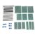 Double Sided PCB Board Kit with Screw Terminals and Pin Heads for Arduino DIY Fr4 Soldering Projects Fiberglass Experiment Set Various Sizes