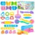 Dough Tools Set for Kids, 26pcs Dough and Clay Accessories with Stamps, Animal Cutters, Rollers, Extruder, Dinosaur Play Molds, Educational Toys for Boys Girls