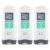 Dove Men+Care 3-in-1 Body, Face & Hair Wash Hydrating Sensitive Provides 24 Hour Nourishment with Clean and Calm Scent of Fresh Mint and Cedar Body Wash for Men, 400ml Pack of 3