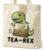 Dovridge Dinosaur Gifts Tote Bag for Dinosaur Lover, Tea Tote Bag