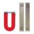 Dowling Magnets 2″ Red Alnico Horseshoe Magnet & Two 3″ Alnico Bar Magnets with Poles Marked