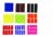 Dowling Miner Magnetic Fraction Squares, Set of 9