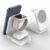 Dpofirs 3 in 1 Wireless Charger Stand, Foldable Fast Charging Station for 17 16 15 14 13 12 Series, S11/10/9/8/7/6/5/4/3/2/ SE/Ultra/Ultra 2/ (White)