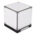 Dpofirs 4D LED Infinity Mirror Cube | Acrylic Blue Light Cube with Touch Control for Gaming Desk, USBC Rechargeable 2000mAh Battery, 12H