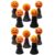 DRAGONRUN 10pc Funny Bouncing Jumping Pumpkins Doll Toy Spring Finger Puppet for Birthday Halloween Decoration Jumping Pumpkins
