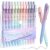Drawdart Smooth Writing Pens, 12 Pcs No Bleed & Smear, Black Ink Fine Point (0.5mm), Retractable Aesthetic Journaling Pens for Women & Men