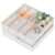 Drawer Organizer 10-Pack – Foldable Fabric Clothes Storage Bins, 3 Sizes Drawer Dividers for Underwear, Bras, Socks, Ties & Accessories (White,10)