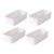 Drawer Organizer Plastic Storage Trays, Multi Size Desk Drawer Divider(M 4pcs)
