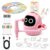 Drawing Robot for Girls Ages 4-8, 12 Themes Plus 220 Drawing Cards Learn to Draw Step by Step Drawing Machine, Built-in Music, 12 Color Markers, Montessori Painting Learning Toys