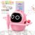 Drawing Robot for Kids, Smart AI Drawing Machine with 220 Cards & 12 Markers, Voice Interactive Montessori Painting Toy, DIY Arts & Crafts Christmas Birthday Gift for Boys & Girls Ages 3-8, Pink
