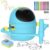 Drawing Robot for Kids with Card-Sensing Camera, 150 Learning Cards and 17 Colored Pens, Smart Painting Art Machine with Voice Guide for Boys Girls, Step-by-Step Auto Drawing for STEM Early Learning