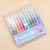 DR DOURONGE Erasable Gel Pens, 12 Colors, Retractable, Rubber Grip, Smooth writing, Quick Drying, for Art, Writing, Graffiti, and Handmade Creation