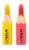 Dream Crayon Lip Balms, Crayon-Shaped Moisturizing Lip Care, Assorted Fruit Flavors, Glossy Finish 2-Pack
