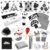 Dreamon 32PCS High Contrast Black and White Newborn Sensory Toys Baby Gifts