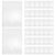 DRESSOOS 100pcs Binder Sleeves A4 Size Plastic Document Protector Sheets with 11-Hole Reinforced Punch Lightweight Premium Clarity for Office and Home Use