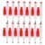 DRESSOOS 50pcs Black Dry Erase Whiteboard Markers Fine Tip with Eraser Lid