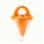 Drippy Sand Castle Maker, Green Sand Funnel Beach Toy for Sand and Water Mixing, Transparent Spilling Funnel for Drip Castle Building and Outdoor Sand Play (Orange2)