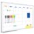 Dry Erase Calendar Whiteboard for Wall, 36″ x 24″ Magnetic Monthly White Board Calendar Dry Erase, Wall Hanging Aluminum Frame with Tray for Home, School, Office (Silver Frame)
