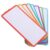 Dry Erase Labels 48pcs Magnetic with Color Borders for Classroom Use