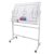Dry Erase Lineup Board, Strong Magnetism Magnetic Basketball Lineup Board, with Marker Pen and Eraser, Retractable Bracket, for Daily Training(Football)