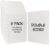 Dry Erase Notebook Ruled Lined Board 6 Pack, Double-Sided Ruled Writing Notepad 9″x12″ Small Whiteboard Portable for College Students, Office, School Supplies