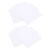 Dry Erase White Board Label Pads 12pcs White Removable 4×4