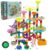 DSHMIXIA Marble Run for Kids Ages 3-4 5-8 150pcs Sturdy Building Toys Kids Games Marbles Run Track Amazing Fun Boys Girls Gifts (Standard)
