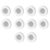 DSWMY 10 Pcs Magnetic Remote Control Holder Wall Mount Organizer