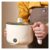 DTDCTGHJ Electric Rice Cooker Heating Pan Cooking Pot Machine Single/Double Layer Steamed Eggs Non-stick(D)