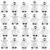 DTOFOOT 20Pcs Mini Resin Penguins, Cute Penguin Figurines for Winter Crafts