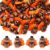 DTOFOOT 56Pcs Mini Resin Turkeys Thanksgiving Tiny Small Turkey Figurine
