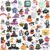 DTOFOOT 60Pcs Halloween Resin Charms Flatback Spooky Slime for DIY Crafts