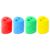 Dual Hole Pencil Sharpener, 4 Pack Manual Sharpeners with Clear Box