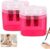 Dual Hole Pencil Sharpeners with Lid, 4-Pack for Standard and Jumbo Pencils
