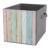 DuduYH Vertical Wooden Plank Cube Storage Bins Storage Cubes Foldable Decorative Fabric Storage Baskets Home Organizers with Handles for Shelves,Closet, 10.6 X 10.6 Inch