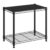 DUMOS 2-Tier Metal Wire Storage Shelves, Adjustable Standing Storage Rack Shelf, Heavy Duty Steel Shelving Unit Organizers for Kitchen Bathroom Pantry Garage, 23.1″ Wx13.1 Dx22.1 H, Black
