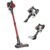 DUMOS Cordless Vacuum Cleaner, Lightweight Rechargeable Upright Vacuum with Flexible Steering, Extendable Pole, LED Light, 3 Brush Heads & Wall Mount, Ideal for Hardwood Floors & Household Cleaning